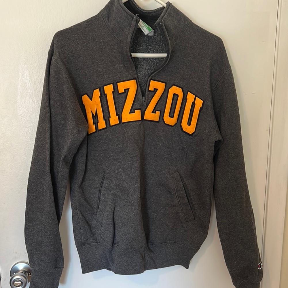 University of Missouri Small Champion Half Zip Hoodie